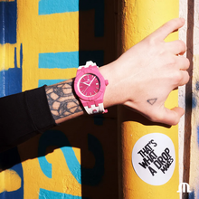 Maurice Lacroix AI2008-FFFF1-3A0-0 Aikon #tide Recycled Materials Diamonds Pink