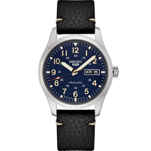 Seiko 5 Sports SRPG39 Automatic Watch Blue Dial Leather