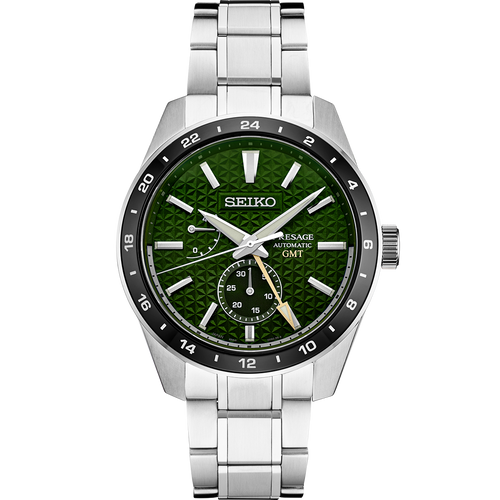 Seiko Presage SPB219 Sharp Edge GMT Green