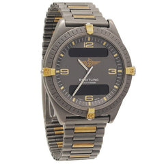 Breitling 80360 Aerospace 1985 Titanium Recently Serviced // Pre-Owned