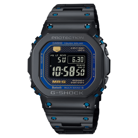 G-Shock MRGB5000BA-1 Super Titanium Square Cobalt Chrome Bluetooth // Pre-Owned