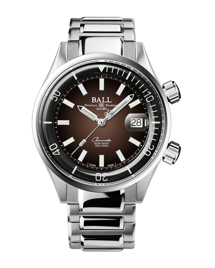 Ball DM2280A S3C BRR Engineer Master II Diver Chronometer 42mm Brown Arizona Fine Time
