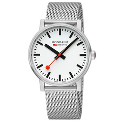 Mondaine MSE.43110.SJ EVO2 43mm Stainless Steel Watch