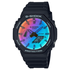 G-Shock GA2100SR-1A Casioak Brilliant Iridescent Color Black