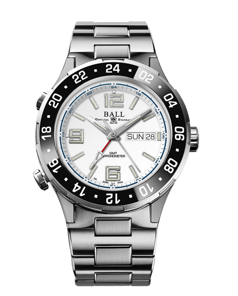 Ball DG3030B-S7CJ-WH Roadmaster Marine GMT 40mm White