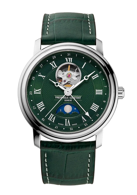 Frederique Constant FC-335MCGRW4P26 Classics Heart Beat Moonphase Date Green