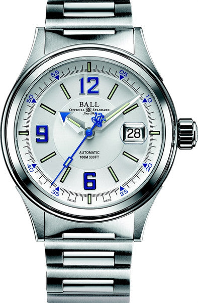 Ball NM2088C-S2J-WHBE Fireman Racer Automatic White Blue