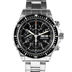 Marathon WW194014SS-0105 Jumbo Diver Pilot's Automatic Chronograph CSAR 46mm
