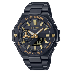 G-Shock GSTB500BD-1A9 G-STEEL Black and Gold Series Stainless