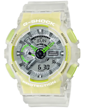 Casio G-Shock GA110LS-7A Semi-Transparent Acid Green Fluorescent Ana-Digital Watch