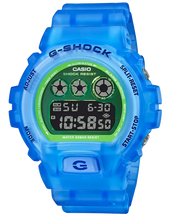 Casio G-Shock DW6900LS-2 Semi-Transparent Fluorescent 3-Eye Digital Watch