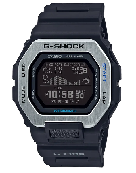 Casio G-Shock GBX100-1 G-LIDE Surf Watch Black