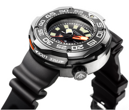 Citizen Rofessional diver Black Super Titanium  BN7020-17E