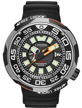 Citizen Rofessional diver Black Super Titanium  BN7020-17E