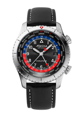 Alpina AL-255BRB4S26 Startimer Pilot Quartz Worldtimer Black