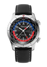 Alpina AL-255BRB4S26 Startimer Pilot Quartz Worldtimer Black