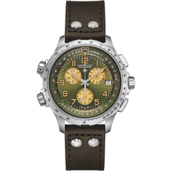 Hamilton H77932560 Khaki Aviation X-Wind GMT Chrono Quartz 46mm