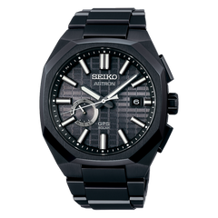 Seiko Astron SSJ015 3X62 GPS Solar Black DLC Titanium