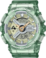 G-Shock GMAS110GS-3A Metallic Shine Green Transparent Refined