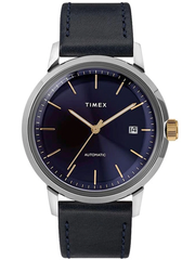 Timex TW2T23100ZV Marlin Navy Blue Automatic // Pre-Owned