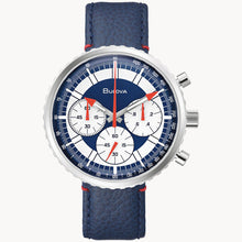 Bulova 96A283 Chronograph C Archive Series Blue White