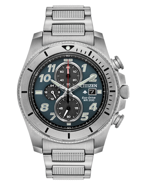 Citizen CA0720-54H Promaster Tough Eco-Drive Stainless Chronograph