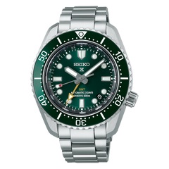 Seiko Prospex SPB381 Sea MM200 Automatic GMT Green