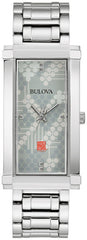 Bulova 96L286 Frank Lloyd Wright Pattern #106 Tank