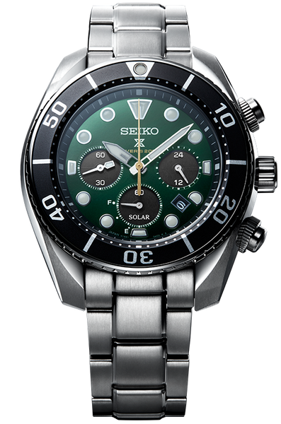 Seiko SSC807 Prospex Solar Chronograph Green Dial Limited Edition