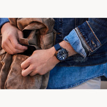 Citizen BN4065-07L Altichron Eco-Drive Titanium Blue Dial