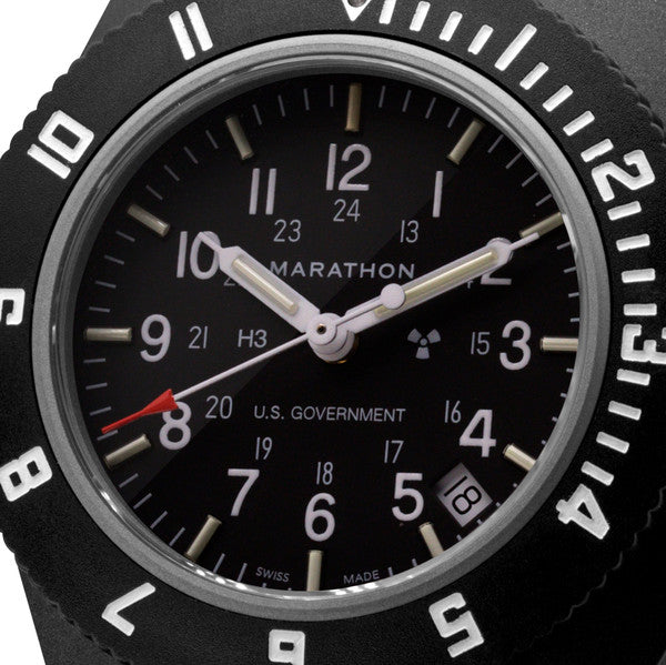 Marathon WW194013-S-BK-B Black Pilot's Navigator with Date US