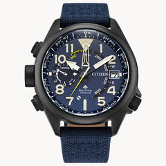 Citizen BN4065-07L Altichron Eco-Drive Titanium Blue Dial