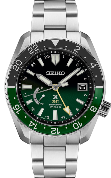 Seiko Prospex SNR053 LX Spring Drive GMT Limited Edition Green Aurora