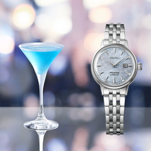 Seiko Presage SRE007 Cocktail Time Skydiving Pale Blue Automatic Ladies