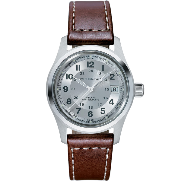 Hamilton H70455553 Khaki Field Auto Silver Dial 38mm