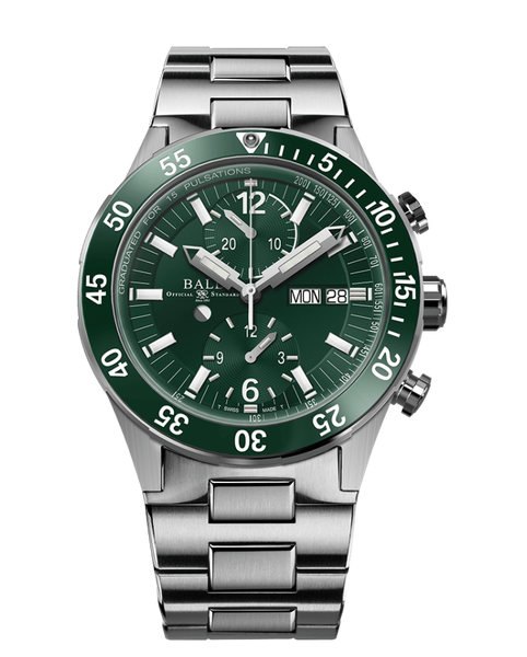 Ball DC3030C-S2-GR Roadmaster Rescue Chronograph Titanium Green