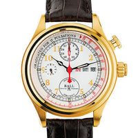 Ball CM1032D-GO-L1J-WH Trainmaster Doctor's Chronograph