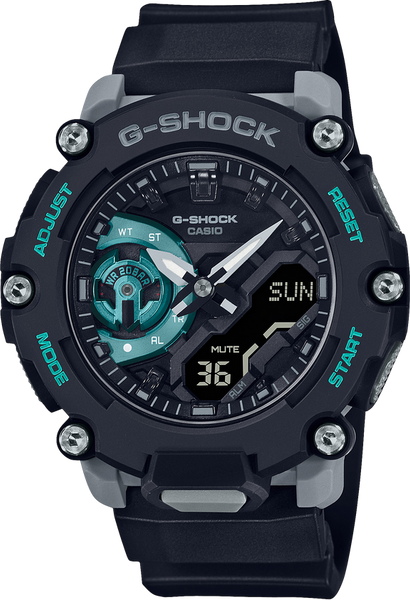G-Shock GA2200M-1A Tough Slim Carbon Core Guard Teal