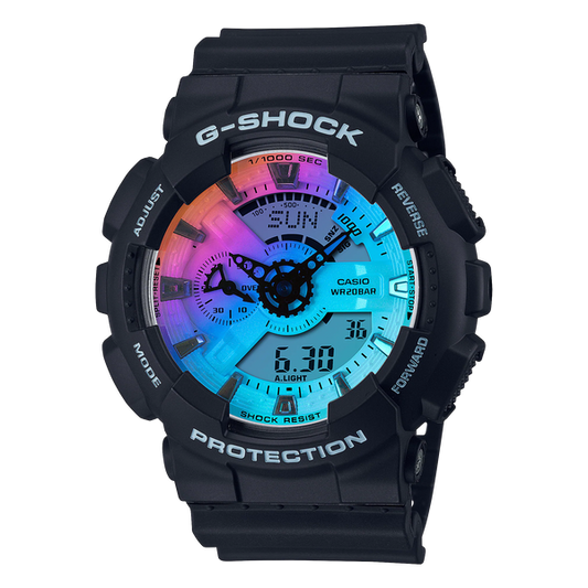 G-Shock GA110SR-1A Ana-Digi Brilliant Iridescent Black