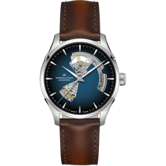 Hamilton H32675540 Jazzmaster Open Heart Auto Blue Dial