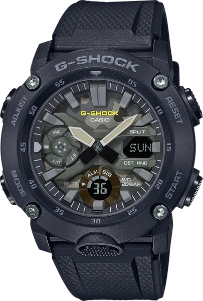 G-Shock GA2000SU-1A Utility Color Green Camo