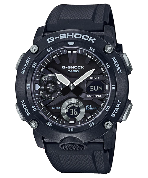 Casio G-Shock GA-2000S-1 Front Button Watch