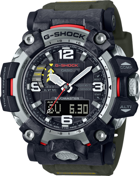 G-Shock GWG2000-1A3 Mudmaster Tough Solar Shock Resistant Green