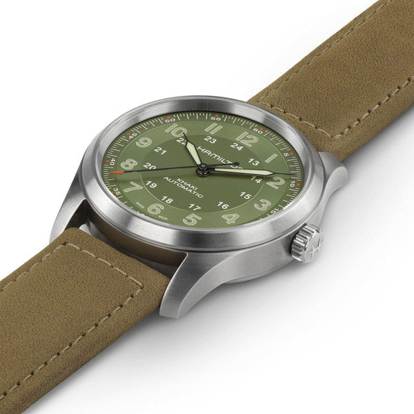 Hamilton H70205860 Khaki Field Titanium Green Dial 38mm – Arizona