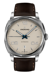 Anonimo EPURATO Automatic Stainless Steel Case Galvanic Sunray Cream Dial AM-4000.01.310.W42