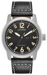 Citizen BM8471-01E Eco-Drive Chandler Day-Date Black Dial