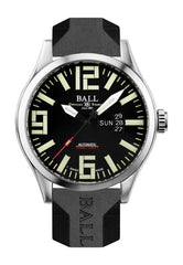 Ball NM1080C-P14A-BK Engineer Master II Aviator Rubber Strap