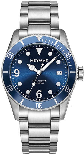 Neymar 11588885 Blue Dial Stainless Steel 200 Sapphire Crystal // Pre-Owned