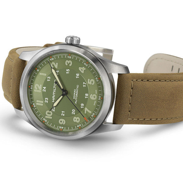 Hamilton H70205860 Khaki Field Titanium Green Dial 38mm – Arizona