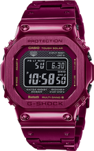 Casio G-Shock GMWB5000RD-4 Red Ion-Plated Full Metal 2Way Time Sync